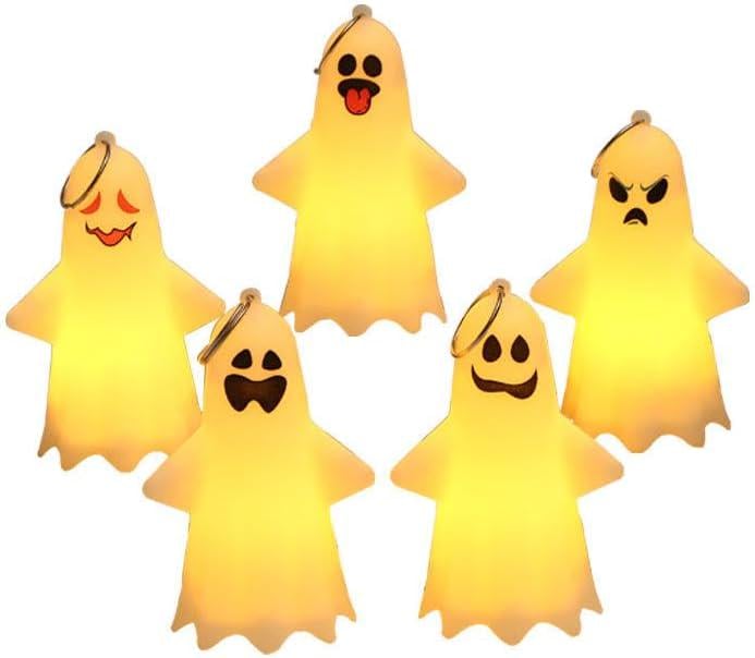 Набор фонариков на Хэллоуин Призраки 5 шт. (9/870)