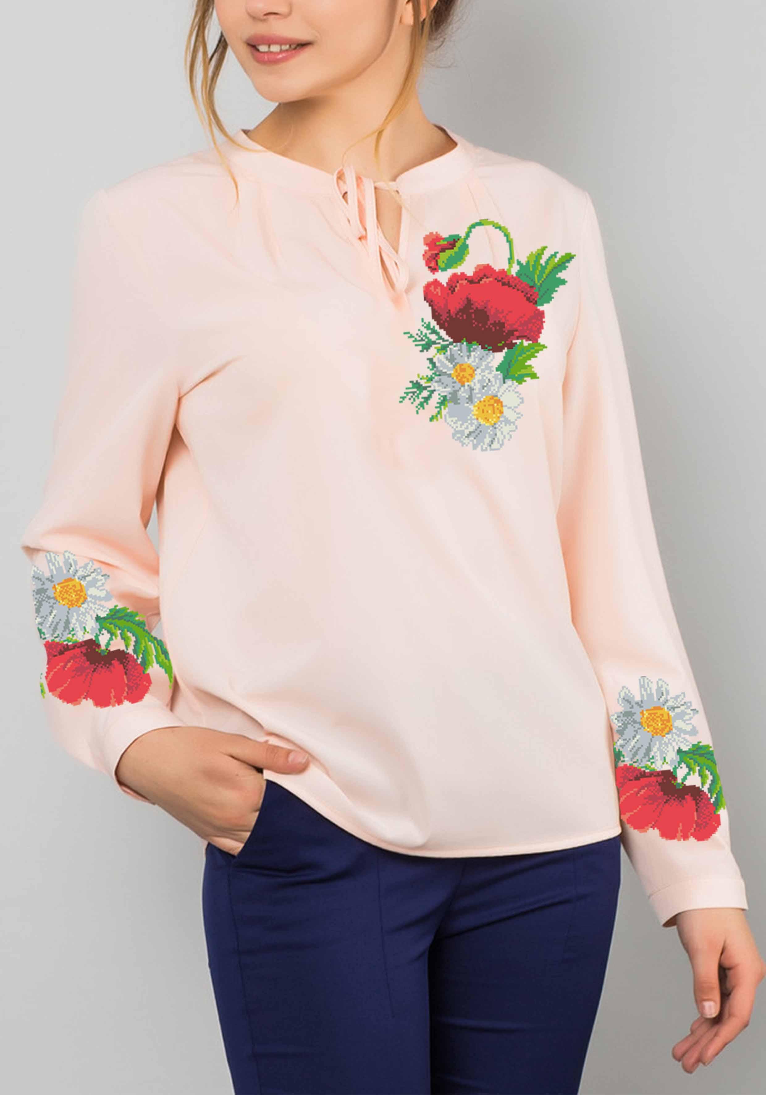 Заготовка для вышивки нитками/бисером габардин (СЖГ-138)