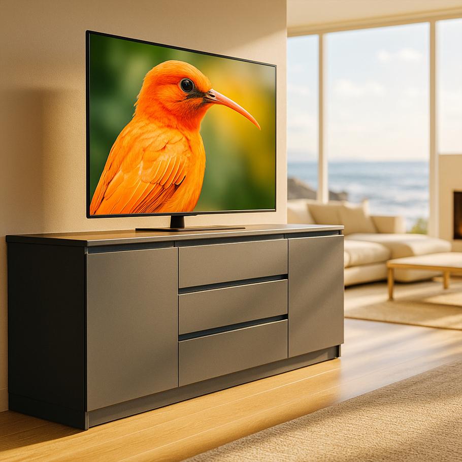 Комод Мастер Форм Брайт 1800х376х730 мм Антрацит (33116) - фото 1