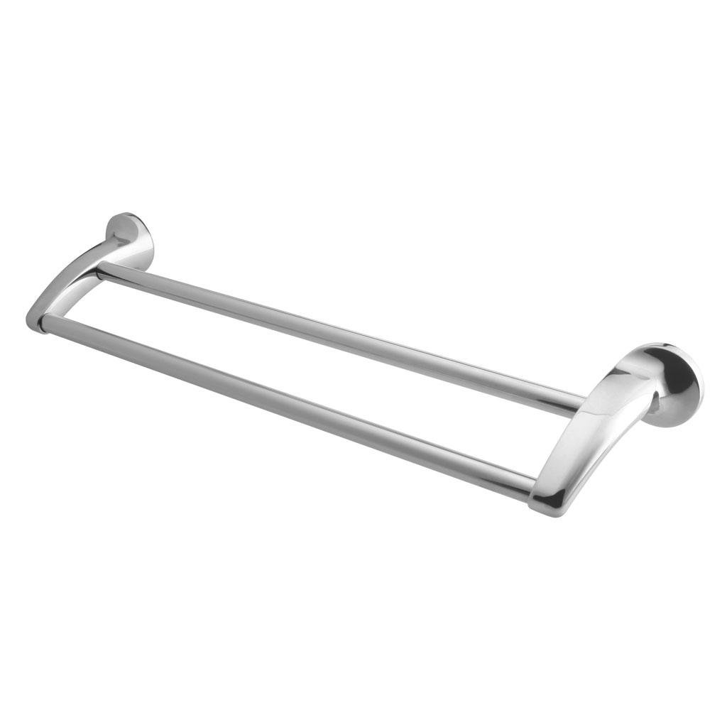 Тримач для рушників Bisk подвійний ONTARIO Хром (00216)