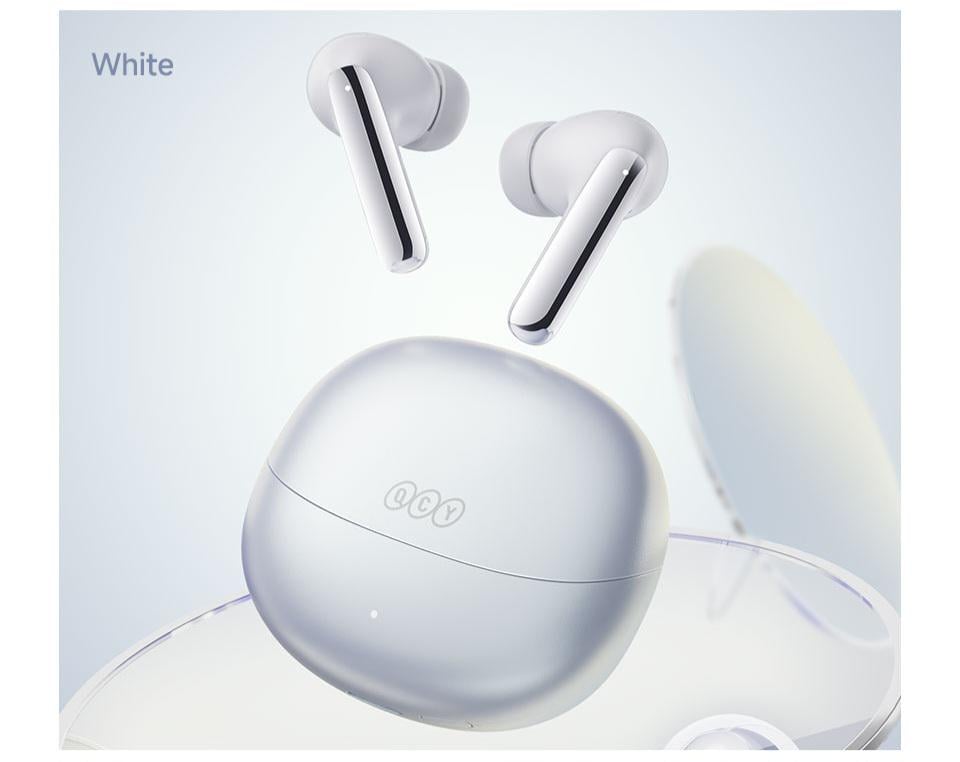 Наушники беспроводные TWS QCY HT08 MeloBuds Pro White (225698) - фото 8