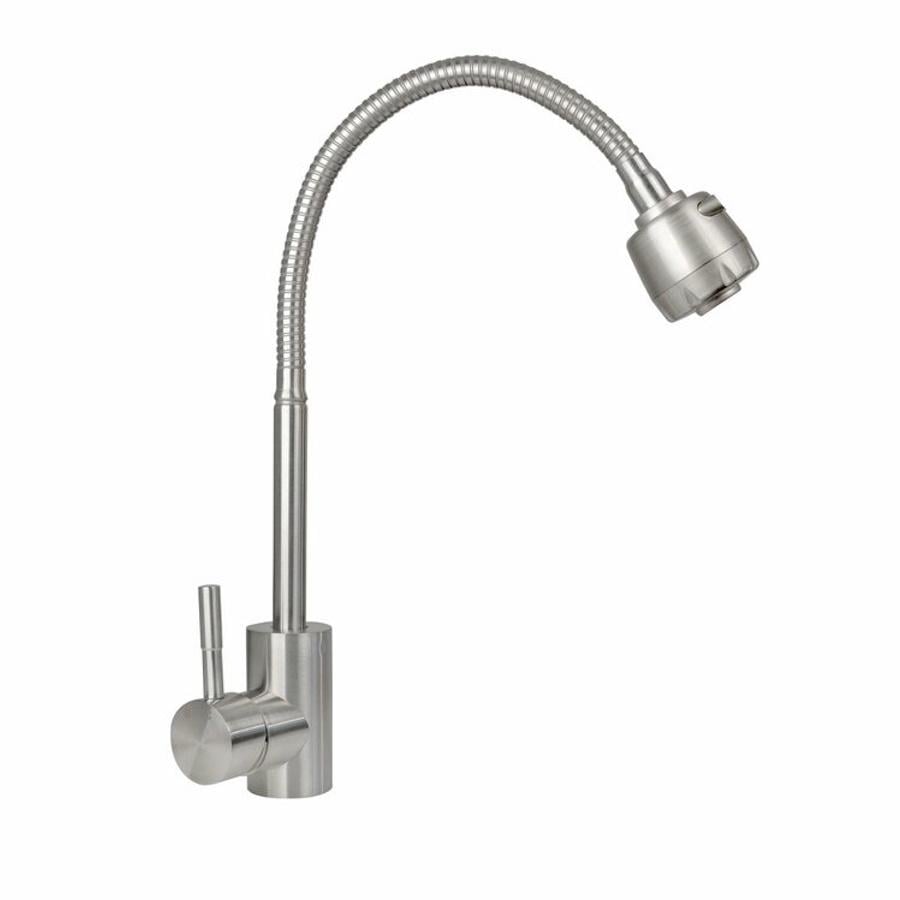 Смеситель для кухни Platinum BG6 с гибким изливом Хром (PLTM-SP000034775)