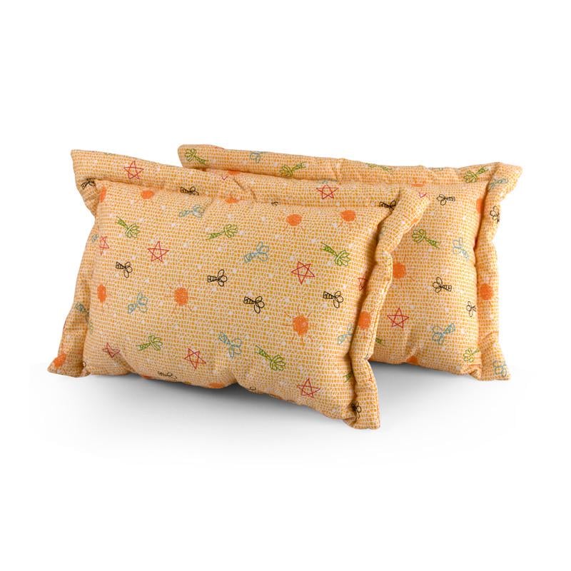 Подушка детская Руно Baby сатин 40x60 см Оранжевый (22859) - фото 4 Подушка детская Руно Baby сатин 40x60 см Оранжевый (22859) - фото 4