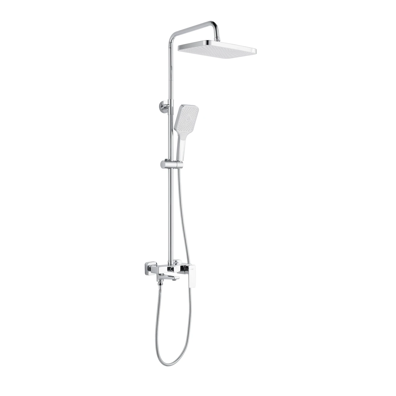 Душова система латунна універсальна Lidz Orion 1030 k35 LDORI1030CRM48092 на 3 споживача з виливом Chrome (2829817269)