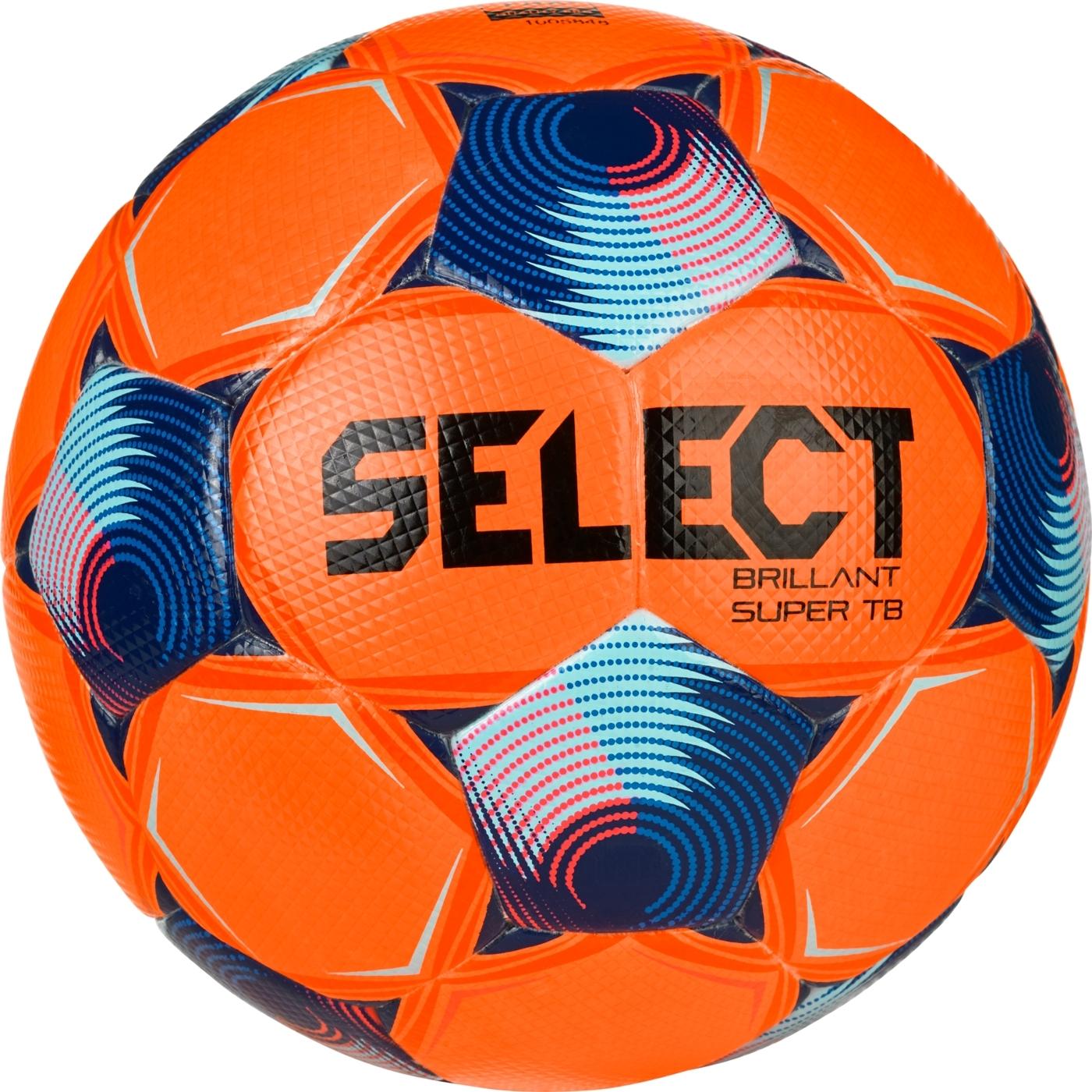 Футбольный мяч Select BRILLANT SUPER TB V25 FIFA QUALITY PRO р. 5 Оранжево-розовый (361500-662)