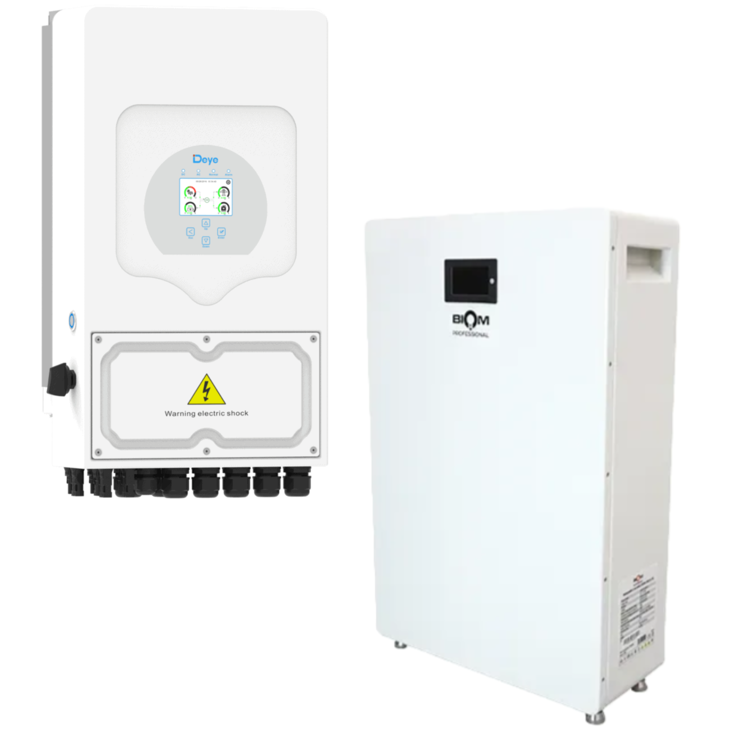 Комплект автономного энергоснабжения Deye 3,6 кВт SUN-3.6K-SG05LP1-EU-AM2-P и Biom Professional BALFP-512200-V1 10,24 кВт·ч (38310333) Комплект автономного энергоснабжения Deye 3,6 кВт SUN-3.6K-SG05LP1-EU-AM2-P и Biom Professional BALFP-512200-V1 10,24 кВт·ч (38310333)