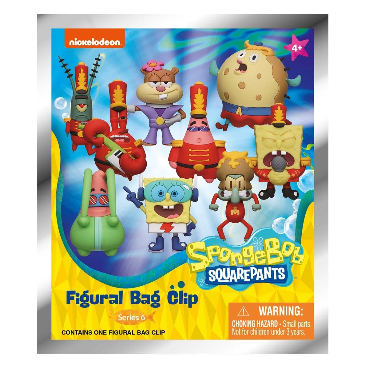 Детская игровая фигурка на клипсе Monogram серии Nickelodeon S6 Губка Боб 3D (63345)