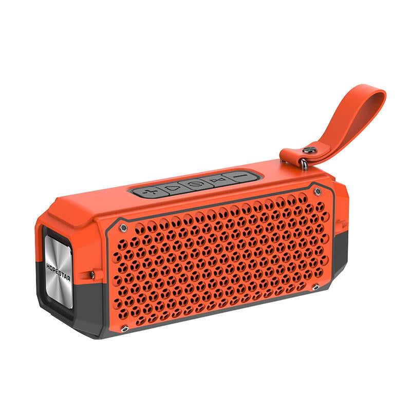 Портативна бездротова колонка Bluetooth Hopestar P17 Помаранчевий