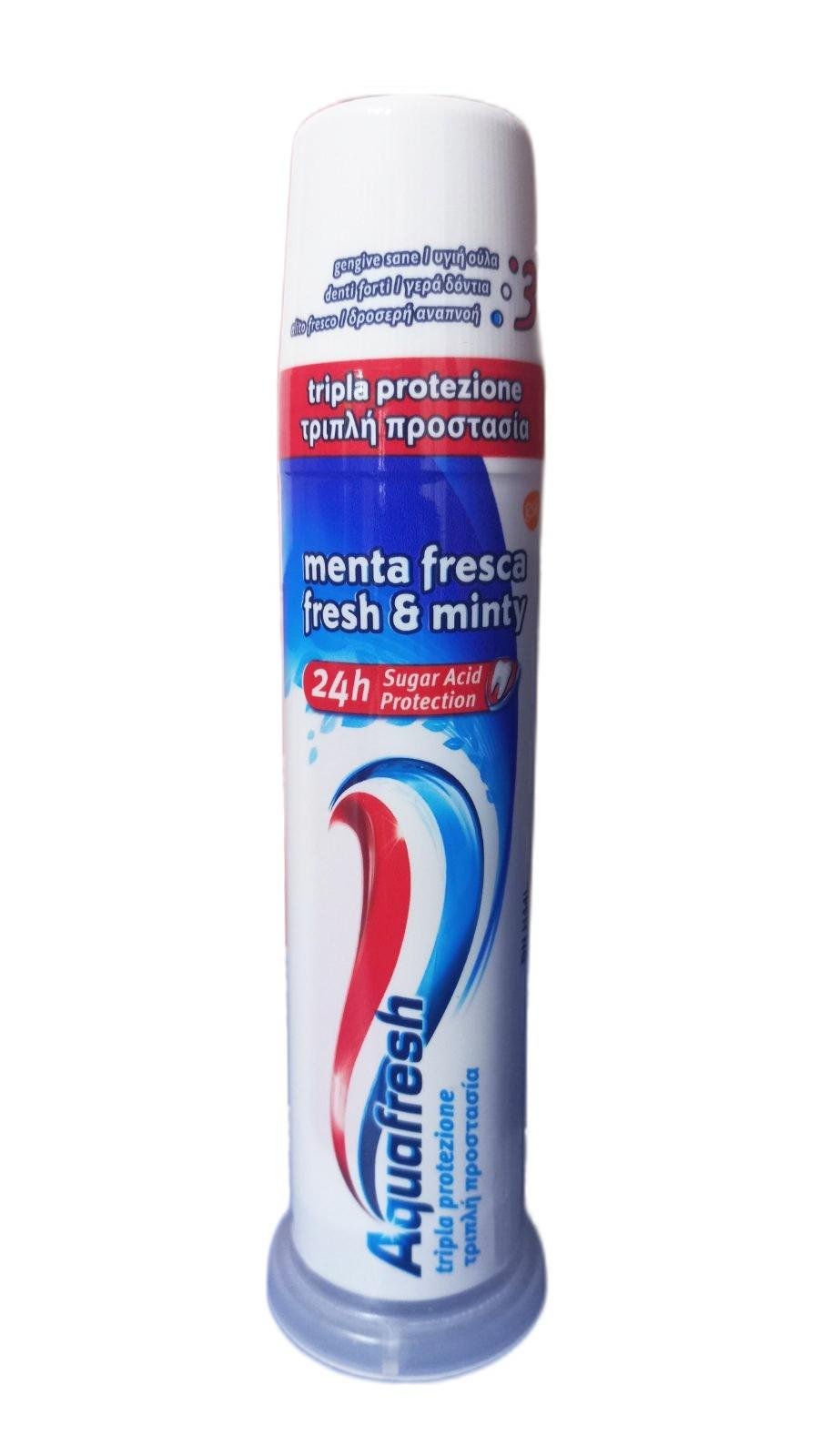 Зубная паста Aquafresh Fresh & Minty освежающе-мятная 100 мл (78203) - фото 1