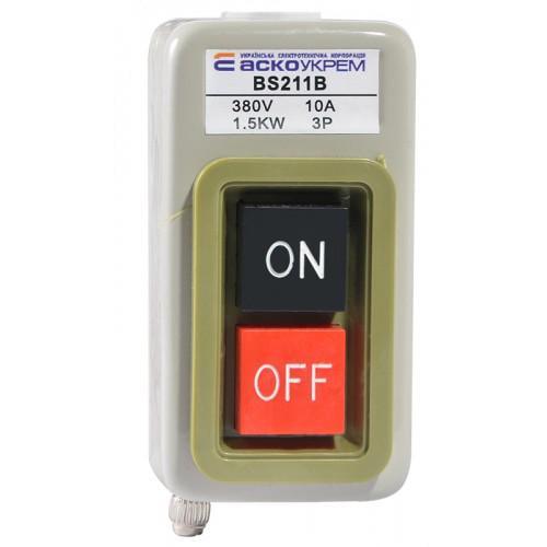Выключатель-разъединитель кнопочный АСКО-УКРЕМ BS-211B (00000019281)