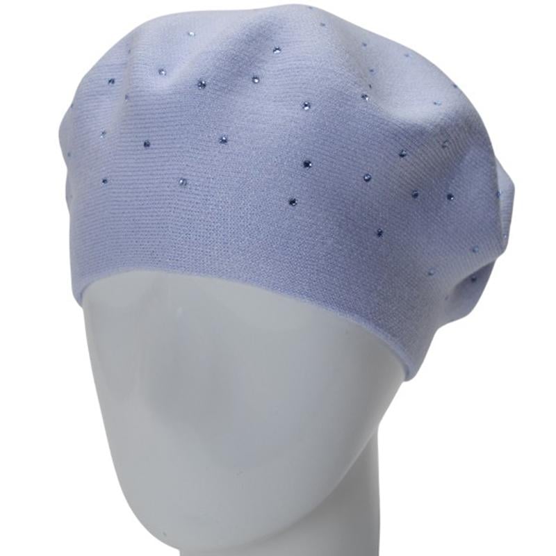 Берет двойной Lirus Блис из вискозы универсальный Голубой (288285)