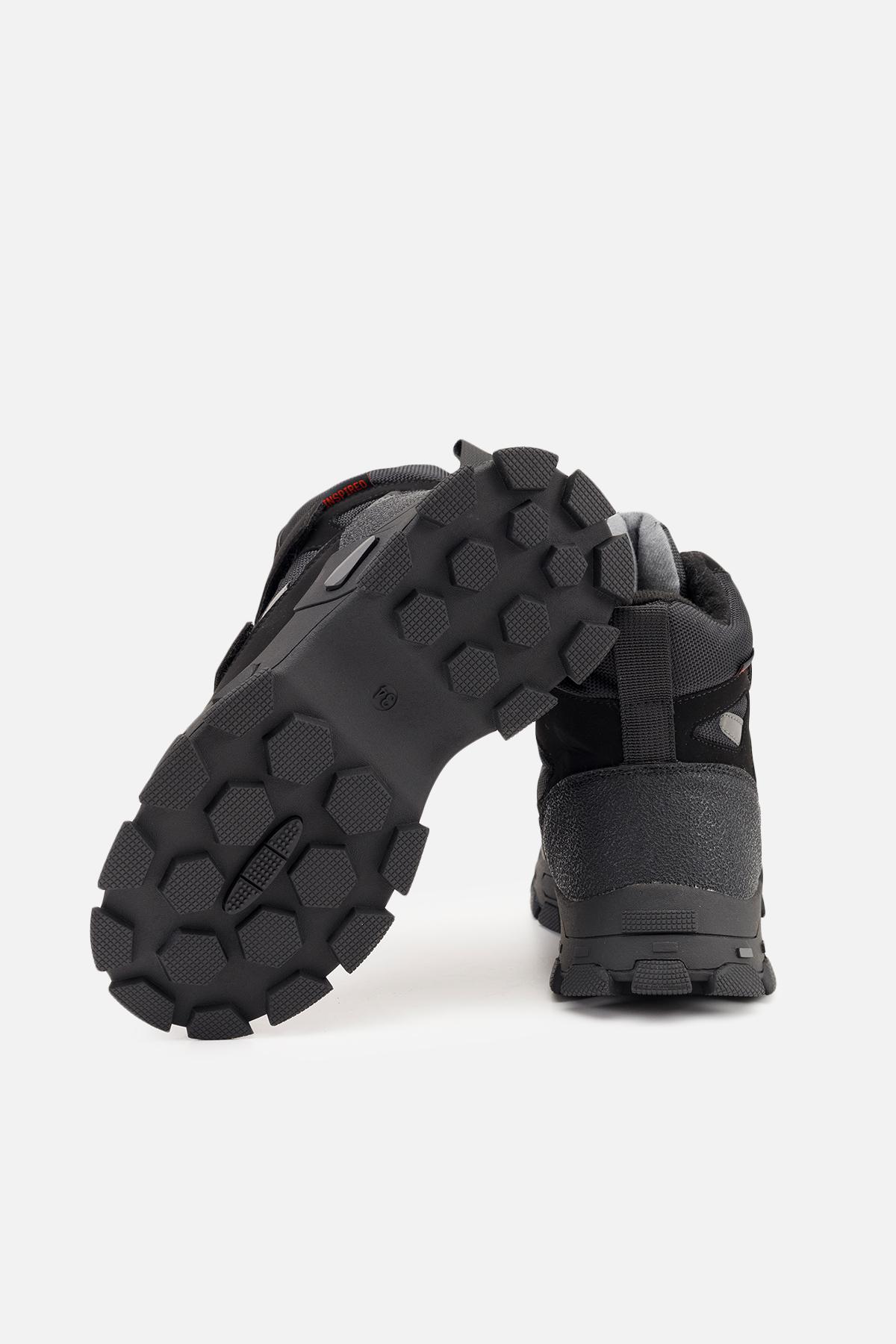 Ботинки детские зимние ЦБ-00262014 для мальчика р. 34 Черный (29085972) - фото 5 Ботинки детские зимние ЦБ-00262014 для мальчика р. 34 Черный (29085972) - фото 5