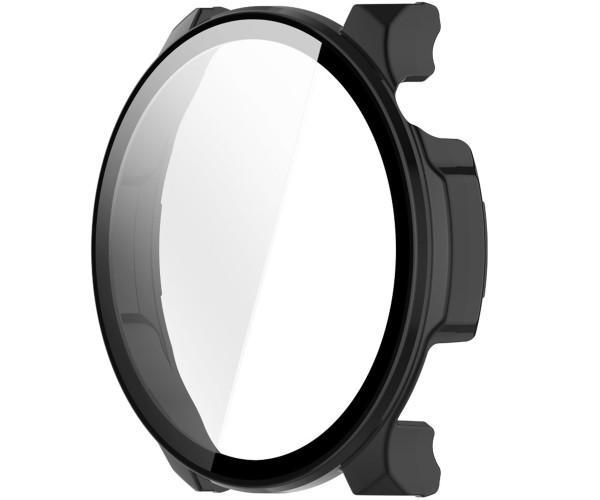 Чехол с защитным стеклом для смарт-часов Amazfit Balance 2 Черный
