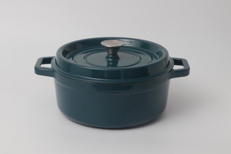 Каструля чавунна NOIS Tierra 830072 28,5 см Темно-зелений