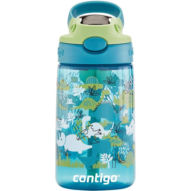 Бутылка для воды детская Contigo Gizmo Flip Dinos Juniper 420 мл (2127479)