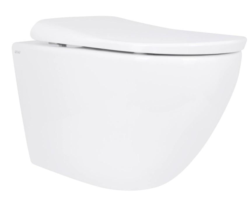 Унитаз подвесной Qtap Robin ML Ultra Quiet с сиденьем Slim Duroplast/Soft-close/MagLock (QTROBML26W49621)