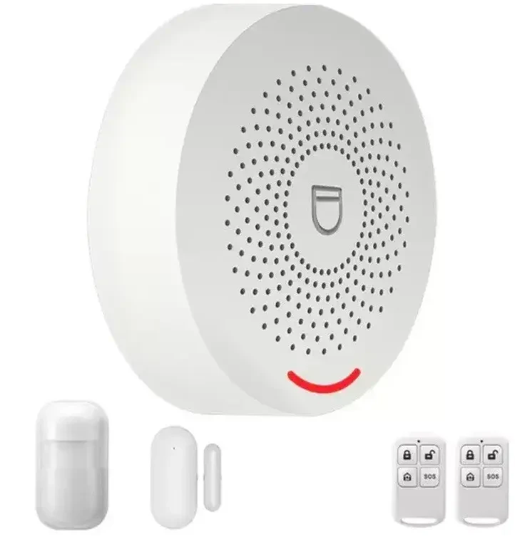 Сигнализация для дома APP-TUYA с датчиками движения (9412) Сигнализация для дома APP-TUYA с датчиками движения (9412)