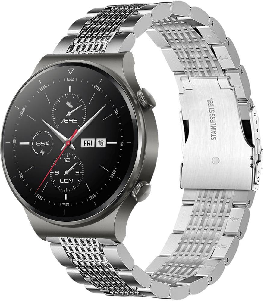 Ремінець металевий Gripix для Huawei Watch GT2 Pro Silver (42053-59)