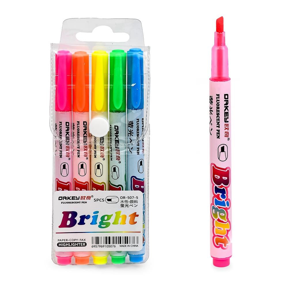 Маркеры текстовыделители 5 шт. (WW00200)