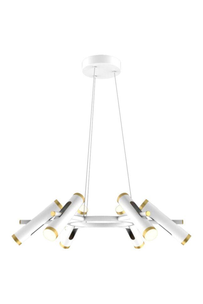 Люстра WunderLicht Ki5429 70x150 см Бело-золотистый (KI5429-46W) Люстра WunderLicht Ki5429 70x150 см Бело-золотистый (KI5429-46W)