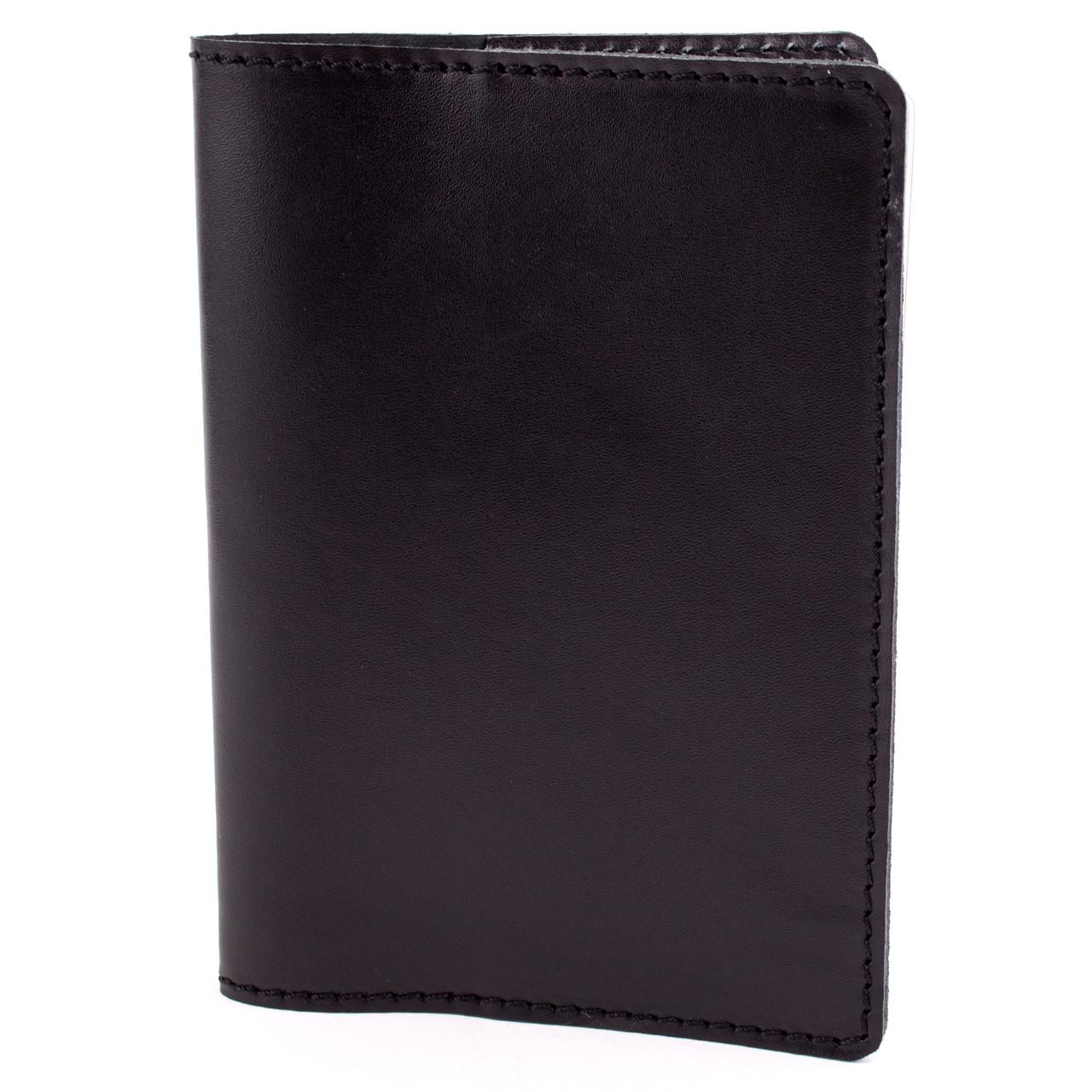 Обкладинка на паспорт шкіряна HandyCover Crez Чорний