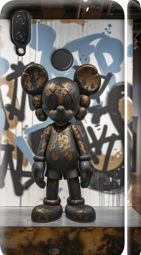 Чехол на Huawei P Smart Plus Bronze kaws v2 (6098m-1555-42517)