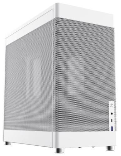 Корпус GameMax MeshBox PRO WT белый, без БП, Mid Tower, ATX / DTX / Micro ATX / Mini ITX, 1хUSB 3.0, 1хUSB Type-C, 413х204х398 мм,