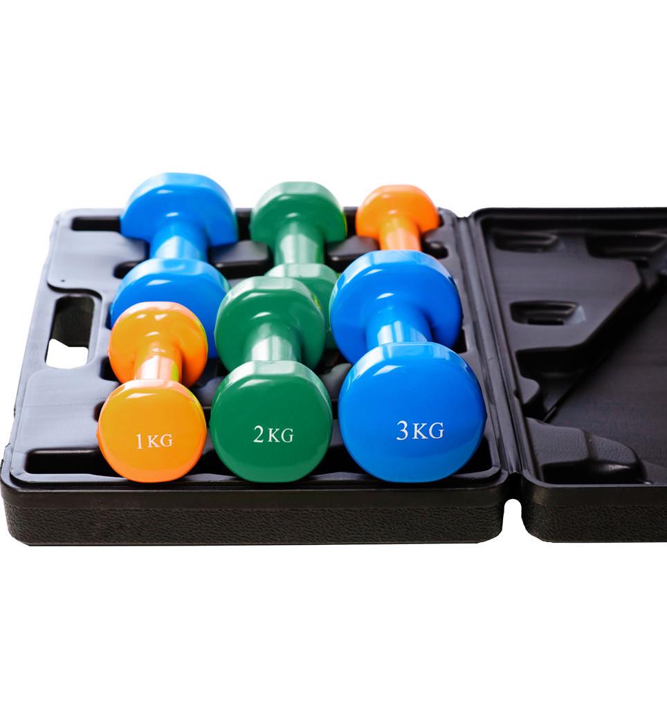 Набір гантелей в кейсі PowerPlay 4118 Fitness Dumbells 12 кг - фото 2