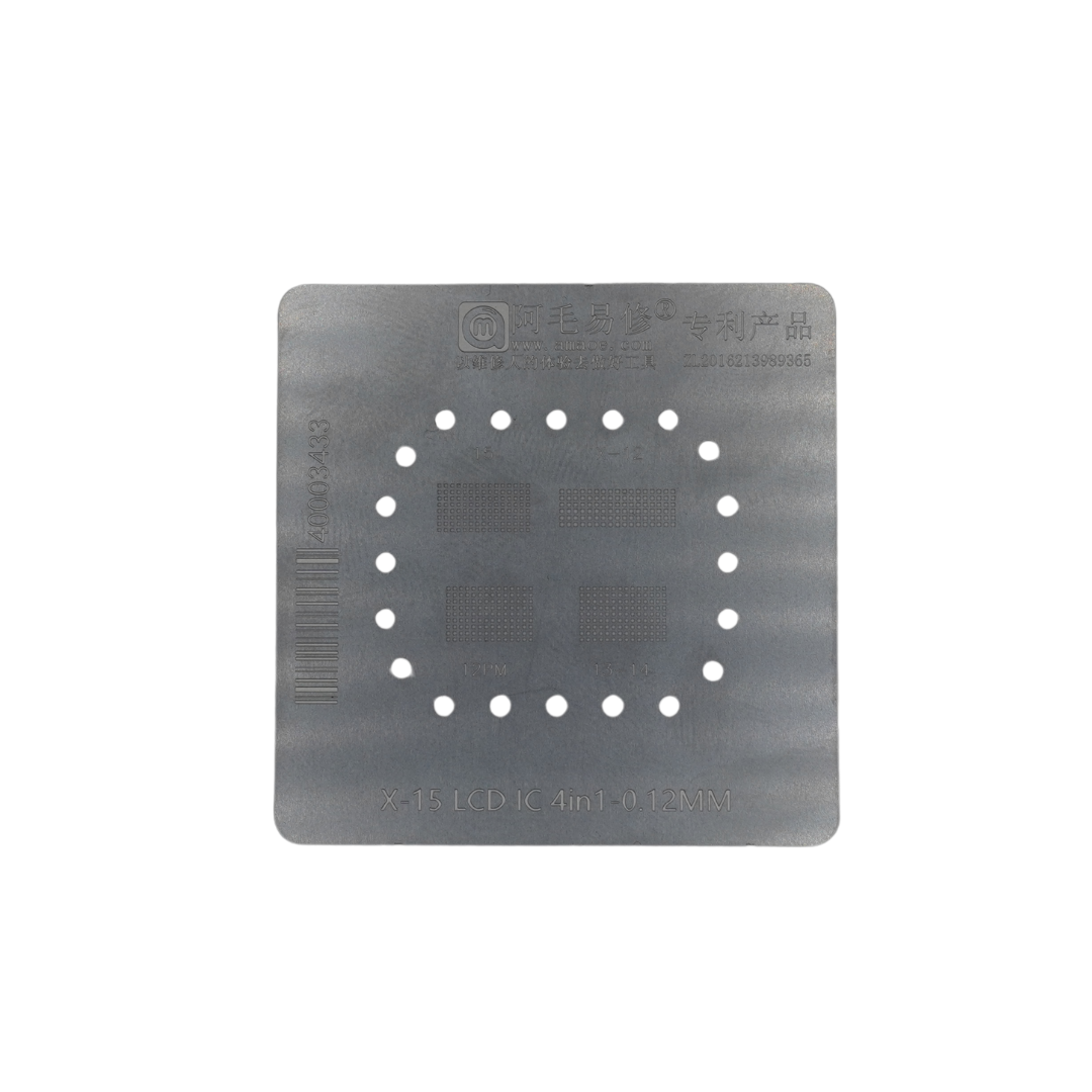 Трафарет з платформою BGA Amaoe iPhone X-15 LCD (Dp137) Трафарет з платформою BGA Amaoe iPhone X-15 LCD (Dp137)