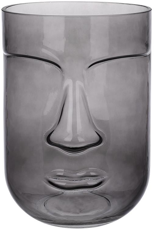 Ваза стеклянная Ariadne Face 15х20 см Серый Ваза стеклянная Ariadne Face 15х20 см Серый