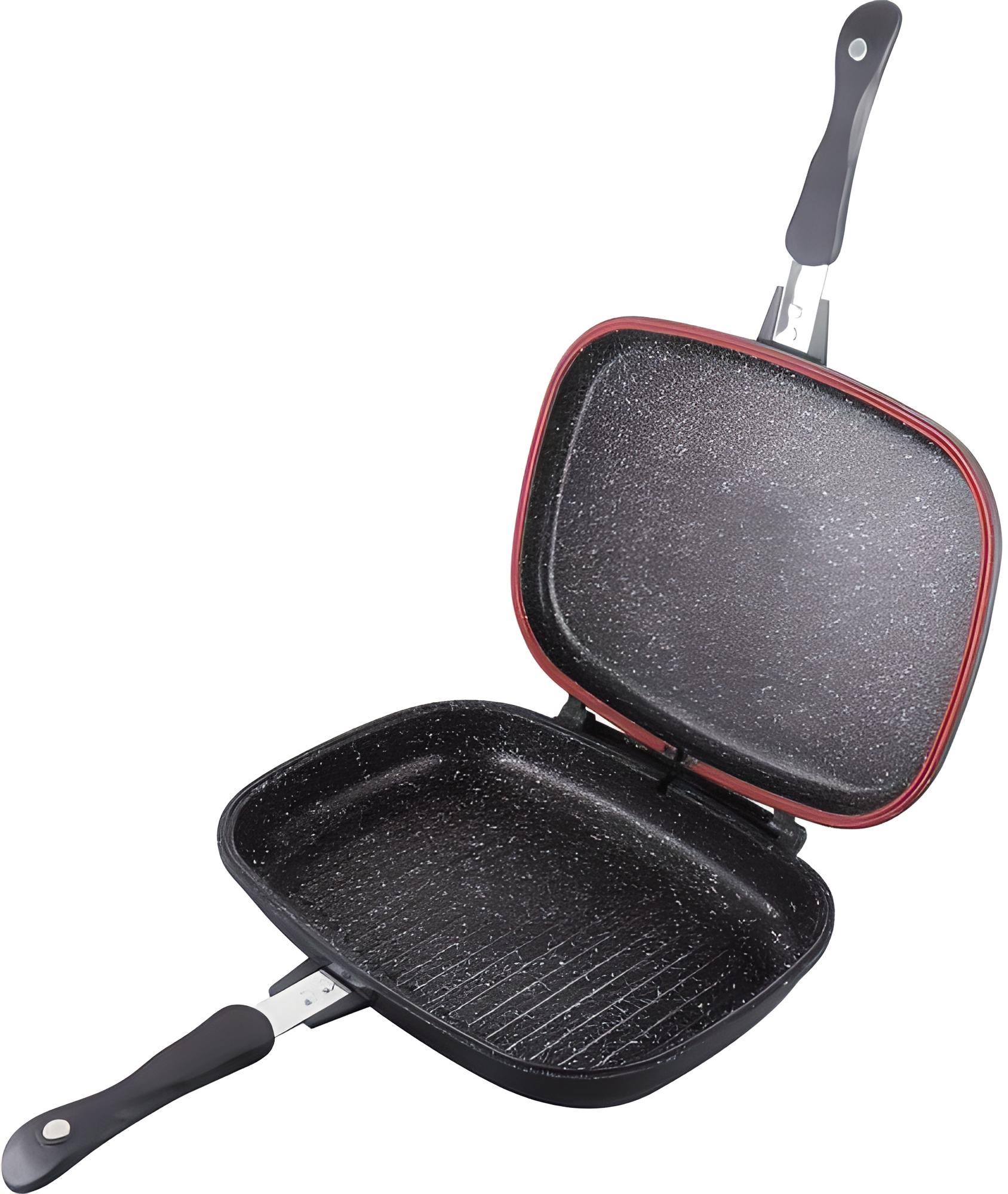 Сковорода-гриль двостороння Berlinger Haus Granit Diamond 29,5х26х6,5 см (BH-6778)