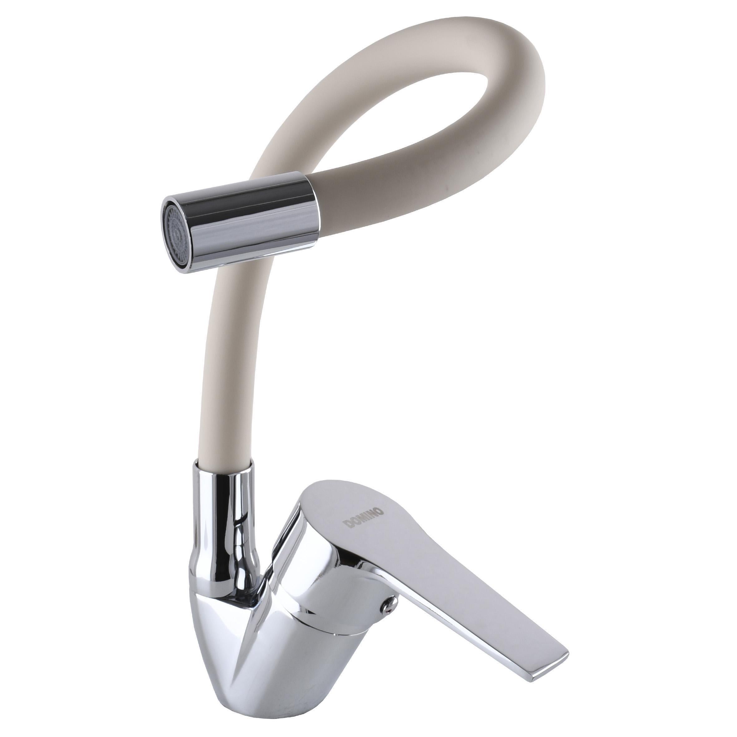 Смеситель для кухни с гибким изливом DOMINO BLITZ DBC-203SLR-BEIGE Бежевый (24605)