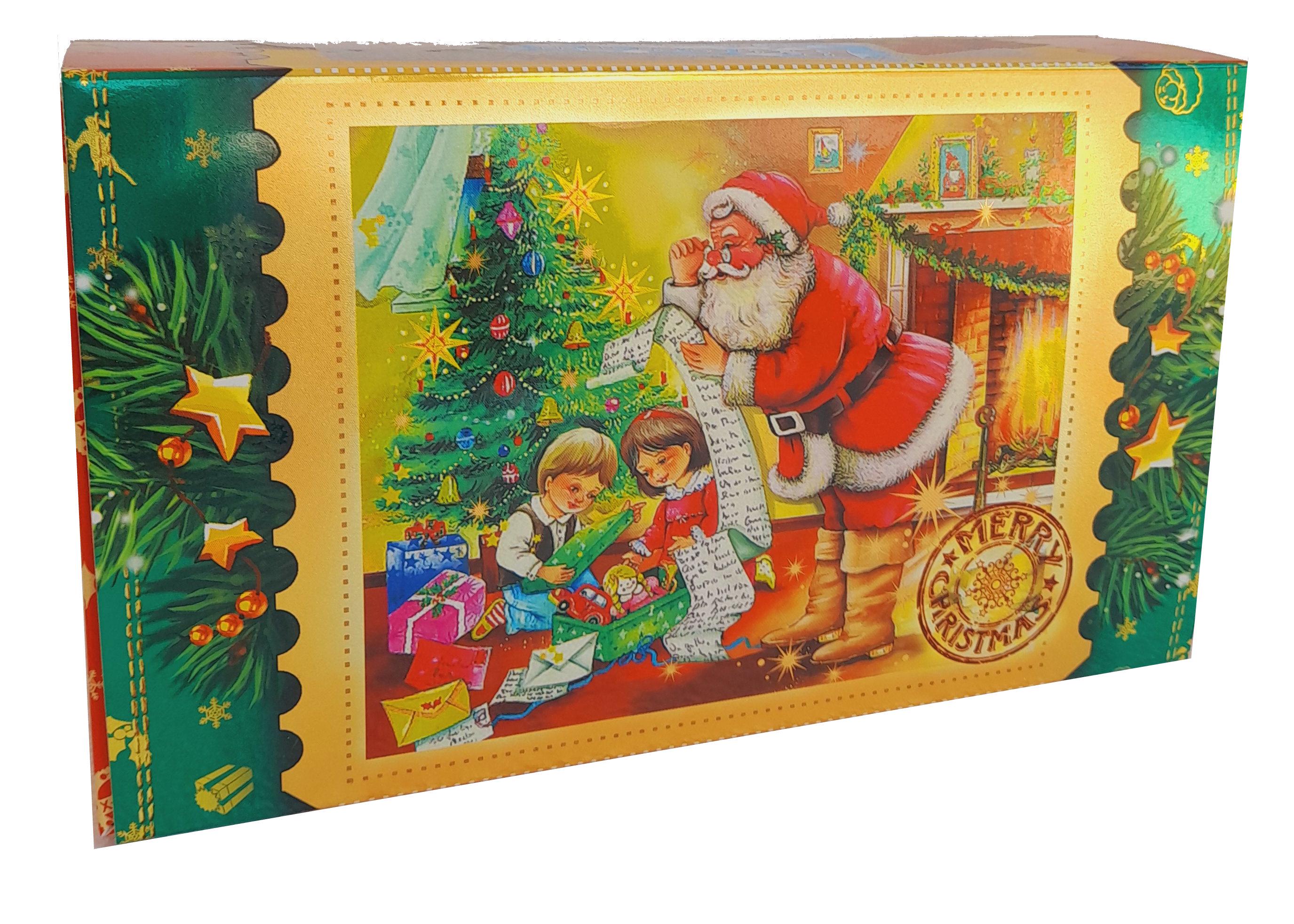 Новогодняя коробка Посилка Деда Мороза 700 г 30 шт. (6828)