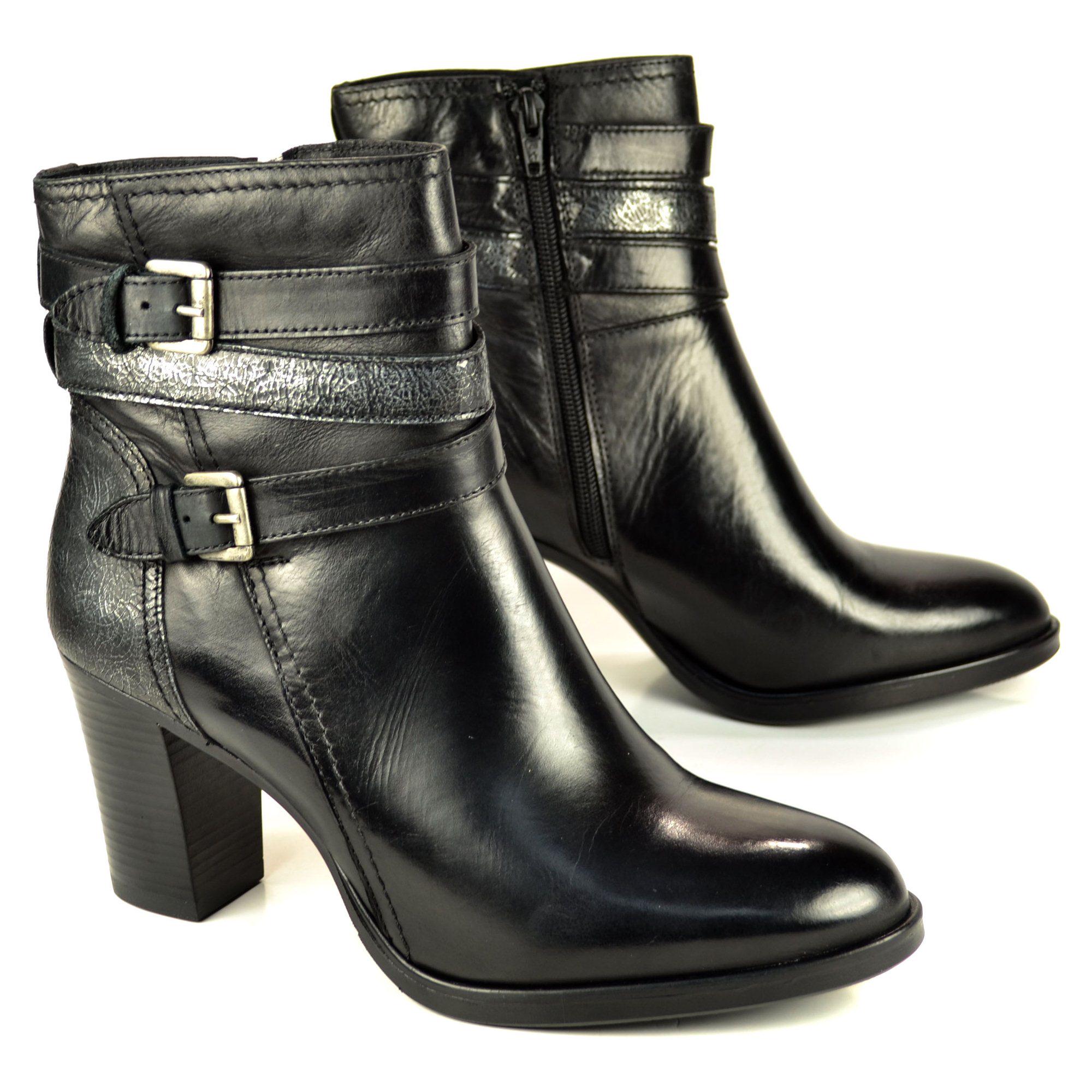 Ботинки женские Venezia р. 39 Черный/Серебряный (05852-39) - фото 4 Ботинки женские Venezia р. 39 Черный/Серебряный (05852-39) - фото 4