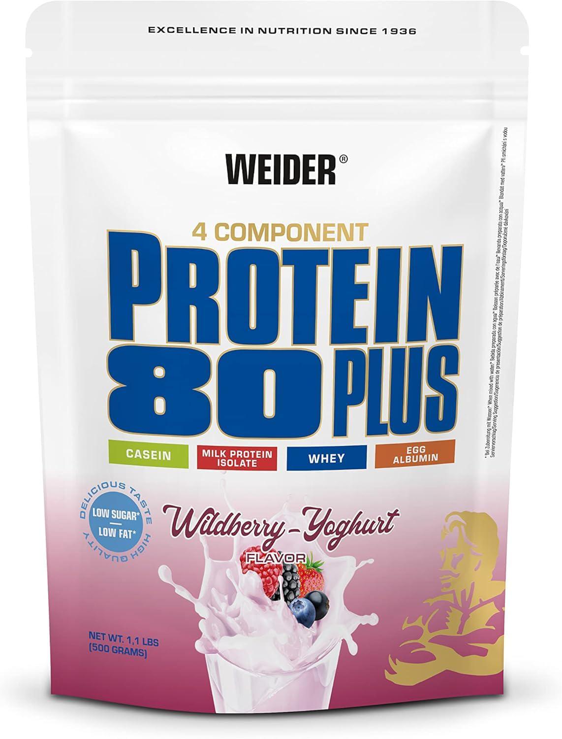 Протеин Weider Protein 80 Plus Wild berry-Yogurt 500 г
