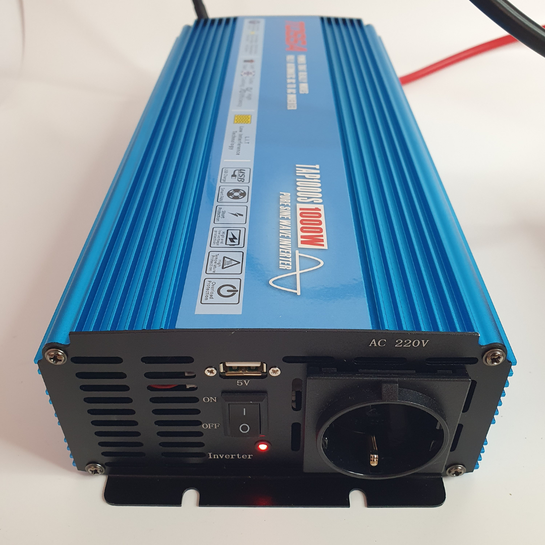 Преобразователь напряжения Tossa 12-220V 1000W (TAP1000S) - фото 8