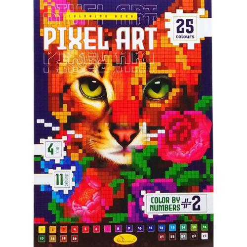 Пиксельная раскраска PIXEL ART Котик (3070941586)