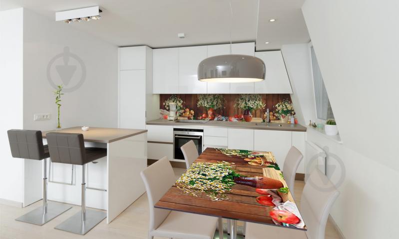 Наклейка виниловая на стол Zatarga «Полевые Ромашки» 600х1200 мм Z180528st