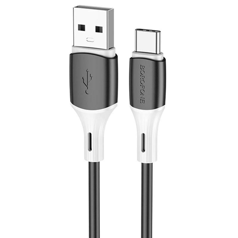 Дата-кабель Borofone BX79 USB to Type-C 1 м Черный (00000057086_2)