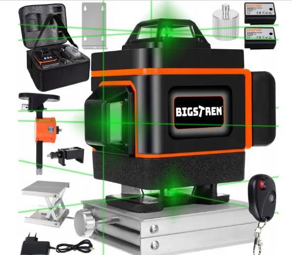 Лазерний рівень BIGSTREN 4D 360° 16 ліній 25 м - фото 8
