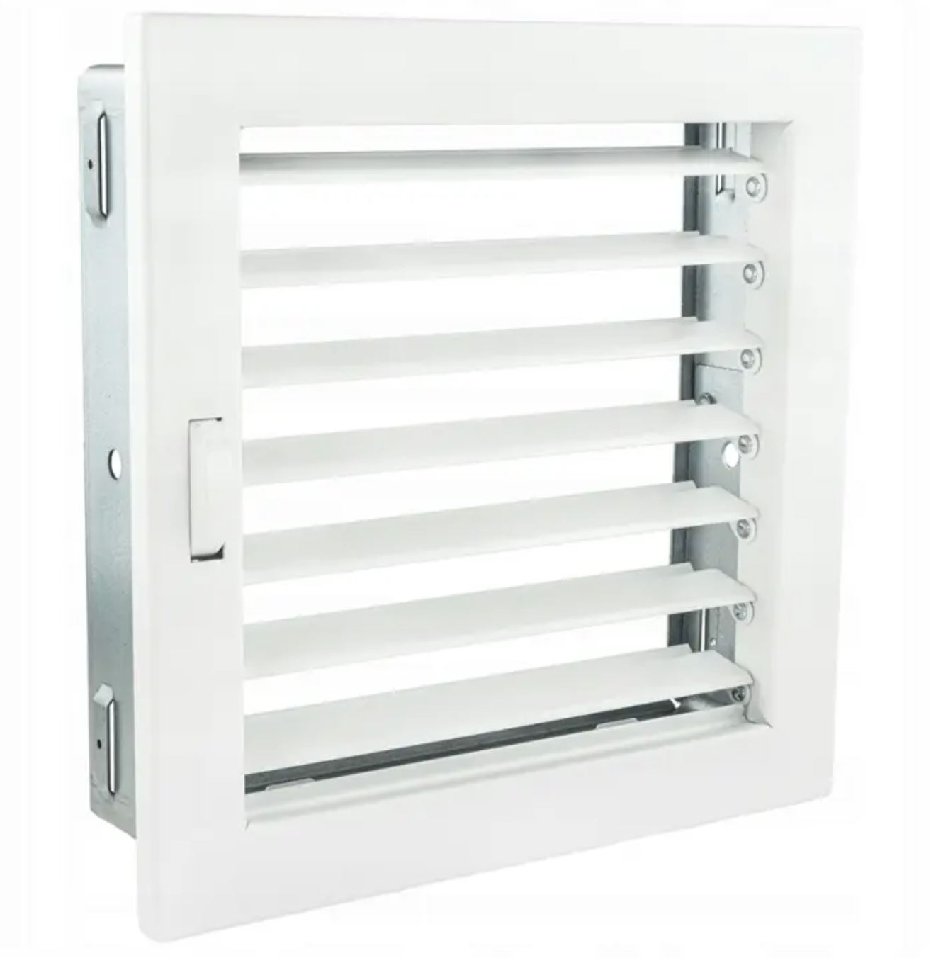 Решітка для каміна Darco Ventlab з регульованими жалюзі 220х220 мм Білий (29317454)
