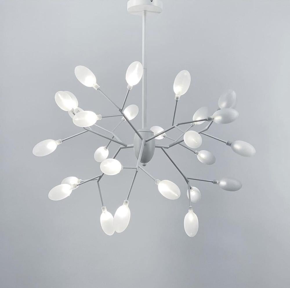 Люстра потолочная с 27 лепестками Белый (H 908/27 WT)