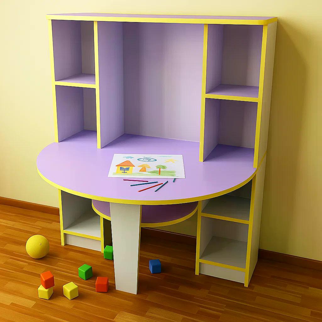 Детский стол для творчества GAP Помощник DS-72 1000х750х1200 мм Лаванда