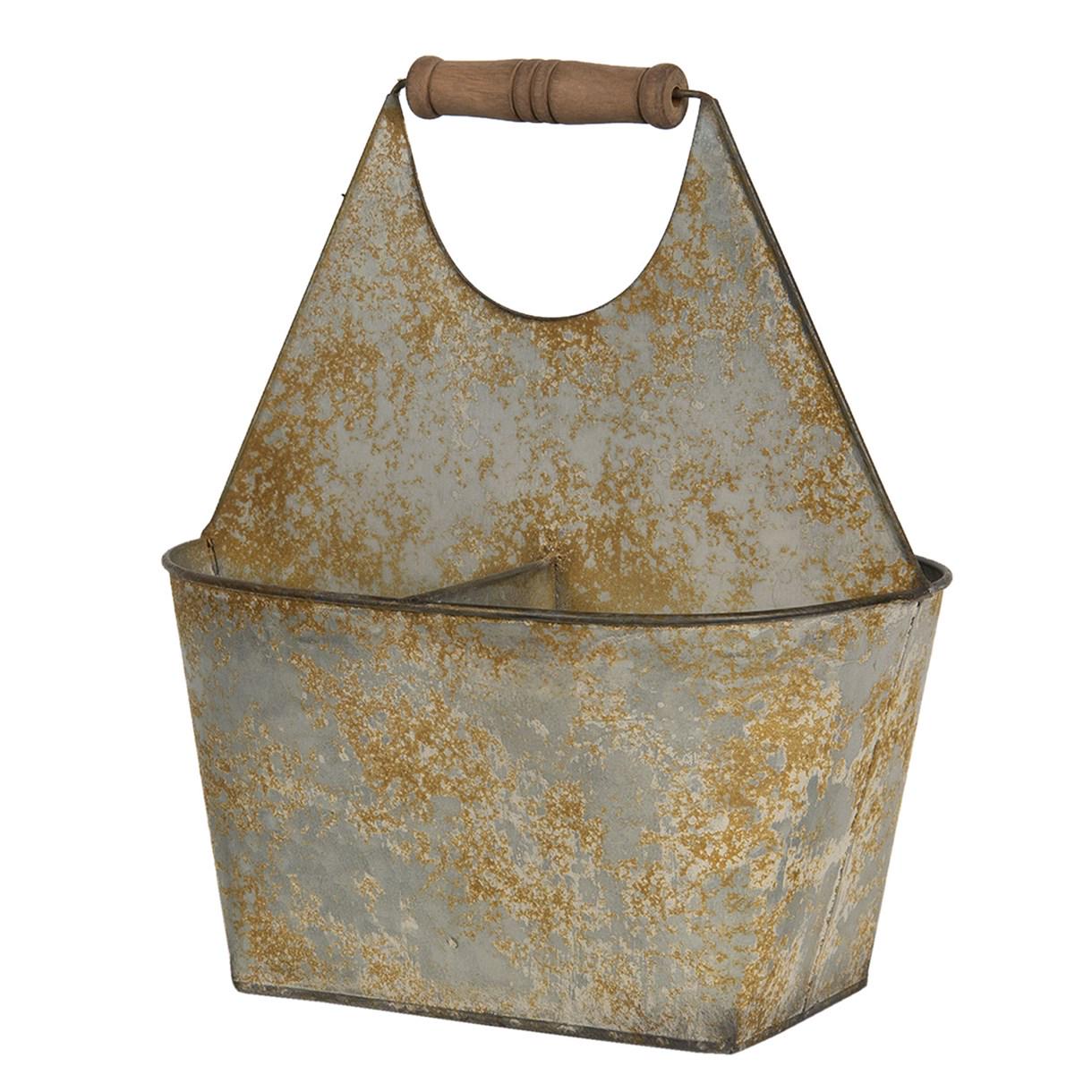 Органайзер садовий Clayre&Eef з ефектом старовини 27х21х30 см - фото 2 Органайзер садовий Clayre&Eef з ефектом старовини 27х21х30 см - фото 2