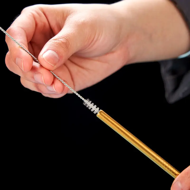 Трубка для коктейлей и напитков нержавеющая сталь Серебристый (30742379) - фото 3 Трубка для коктейлей и напитков нержавеющая сталь Серебристый (30742379) - фото 3