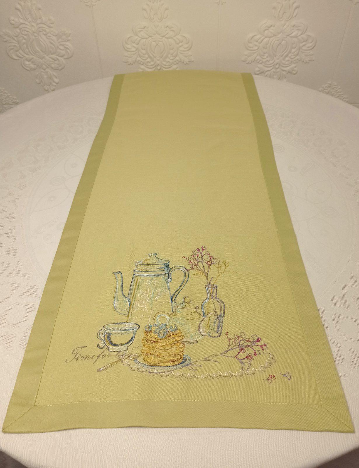 Дорожка Эдельвика Time for tea 45х140 см 299-17/00 (CN21993)