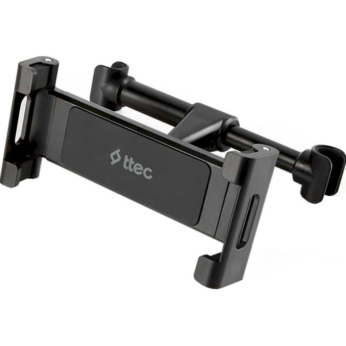 Тримач автомобільний Ttec FlexGrip Passenger універсальний на підголівник з поворотом 360 ° Black (2TT15)