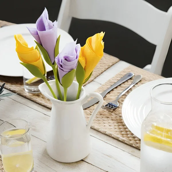 Органайзер для серветок C00365-1 Квітки 16 шт. - фото 3 Органайзер для серветок C00365-1 Квітки 16 шт. - фото 3