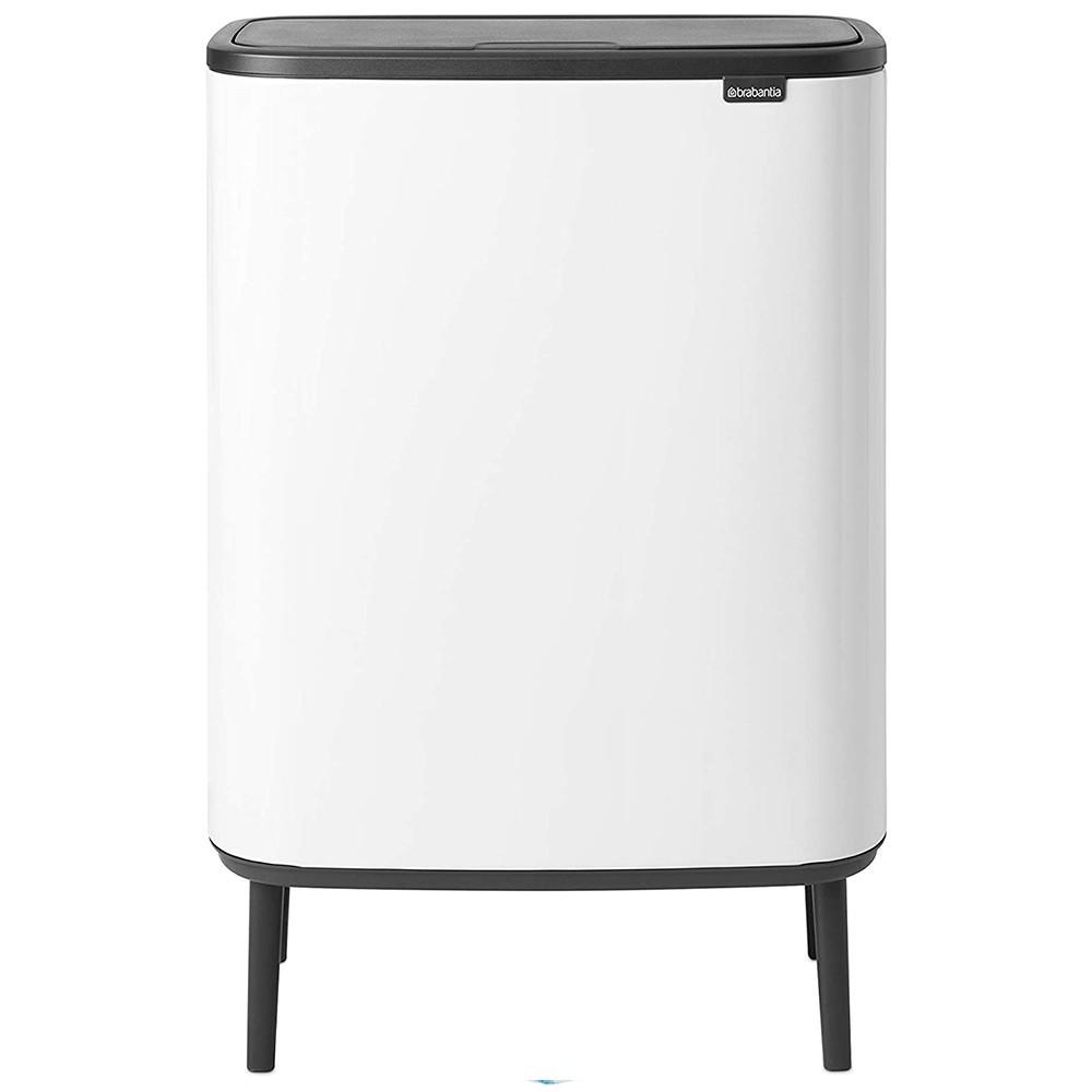 Бак для мусора Brabantia Bo Touch Bin Hi 2х30 л Белый (130601)