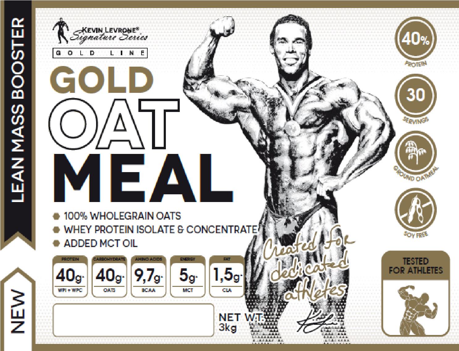 Гейнер Kevin Levrone Gold Oat meal snikers 3000 г (00000036132) - фото 3